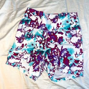 FLEO MARBLE SHORTS HIGH WAISTED
